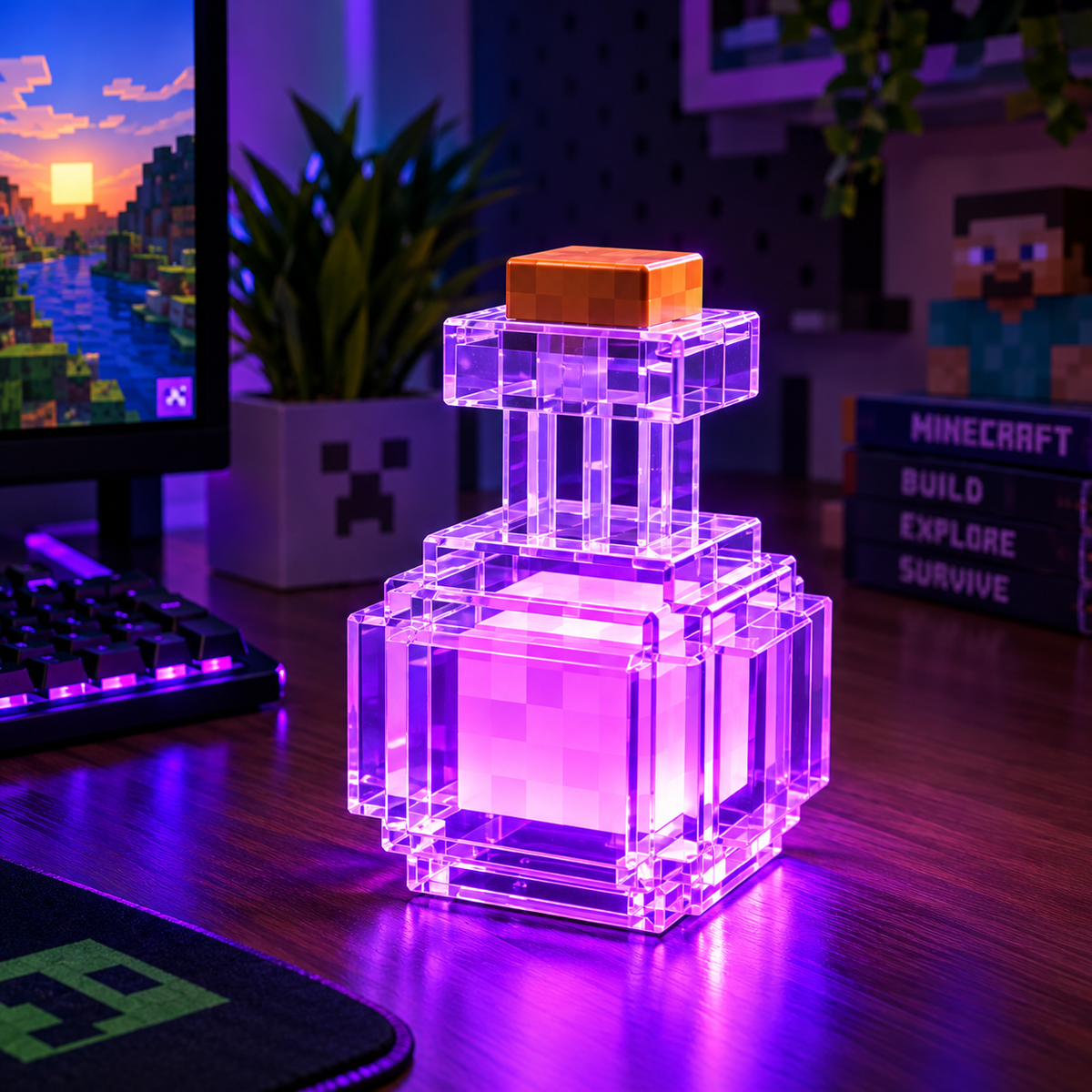 Minecraft Potion Lamp